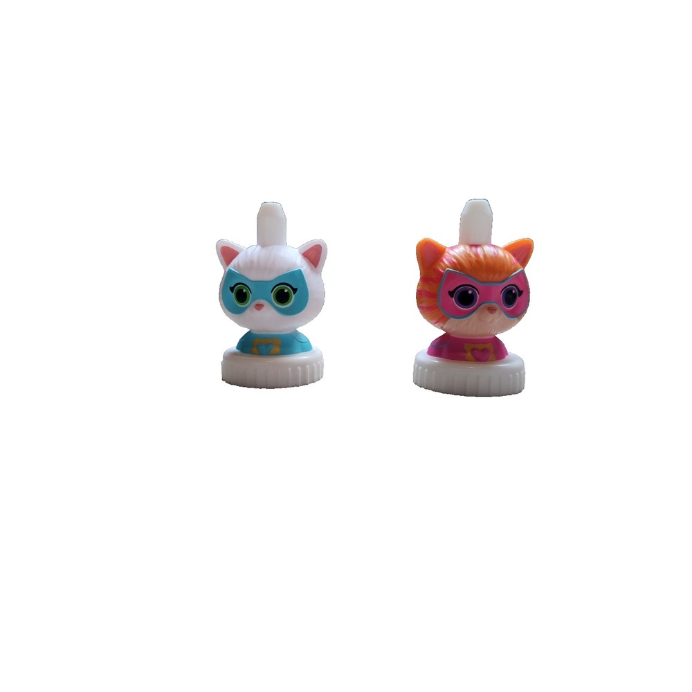 Super Kitties Tops Ginny & Bitsy - Set of 2 - Good 2 Grow Juice Topper